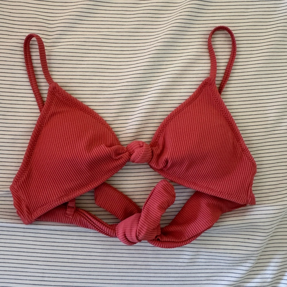 Aerie ribbed bikini top